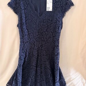H&M Navy Lace Dress